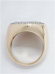One Dollar liberty Head Coin Ring Size 6.25 14K Solid Gold Diamond 21K 1852